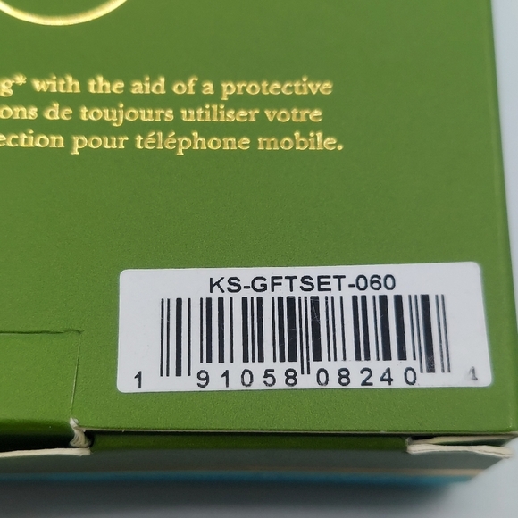 Kate Spade Hardshell Case + Ring iPhone® X and XS - Scallop Black Multi/Clear - Picture 4 of 12